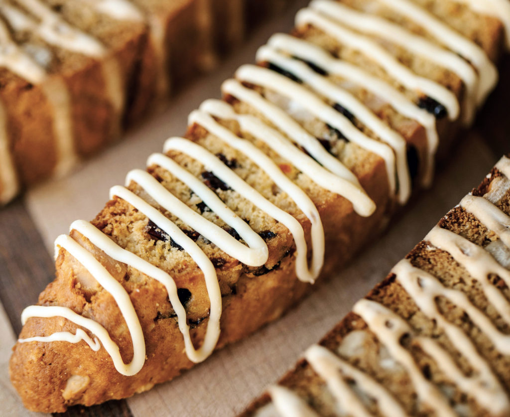 Holiday Biscotti with Cranberries and Pistachios